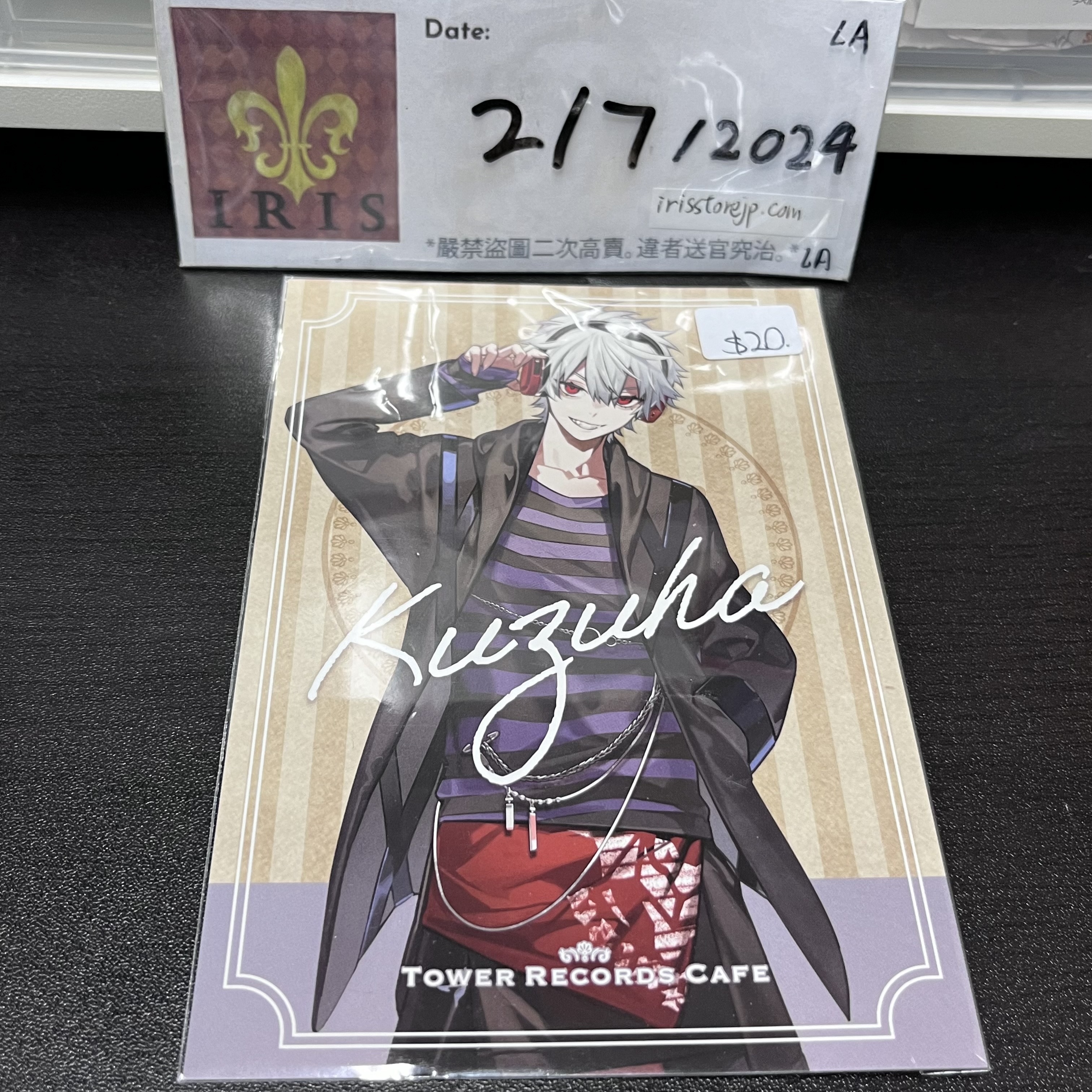 彩虹社 葛葉 明信片 cr