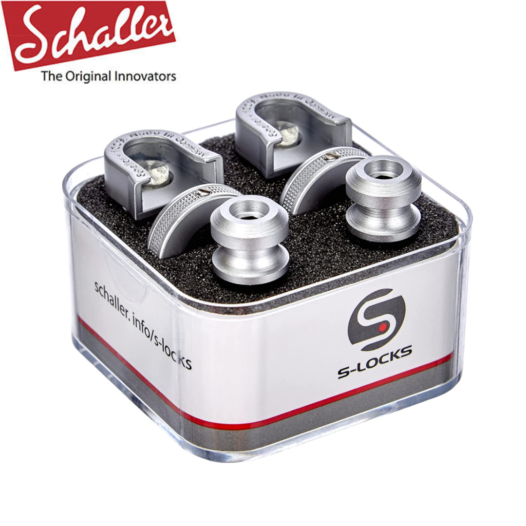 Schaller S-Locks Satin Chrome 消光銀 背帶釘加厚設計 安全背帶扣
