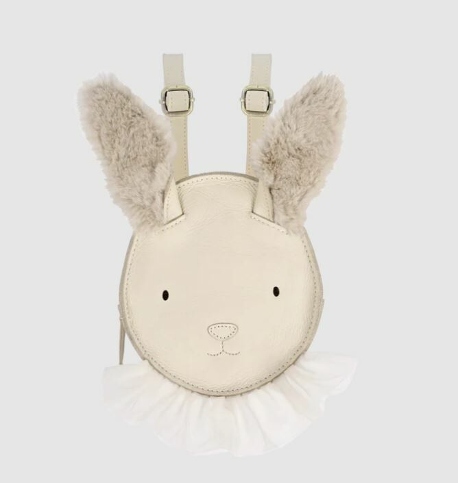 DONSJE 紗領兔皮革後背包 Festie Backpack - Festive Rabbit