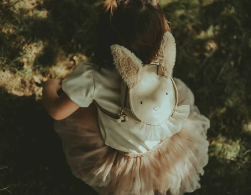 DONSJE 紗領兔皮革後背包 Festie Backpack - Festive Rabbit