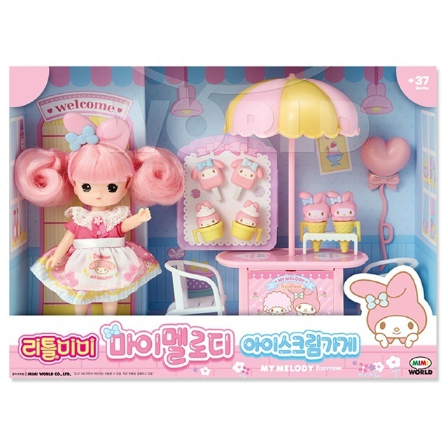 《 MIMI WORLD 》 三麗鷗 迷你小MIMI-美樂蒂冰淇淋鋪