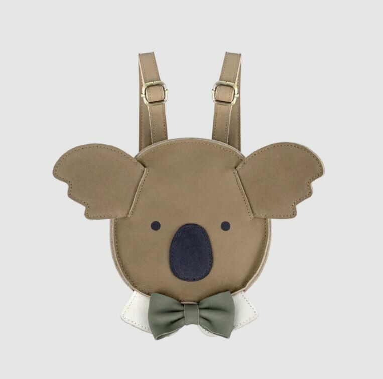 DONSJE 領結無尾熊皮革後背包 Tendo Backpack - Festive Koala