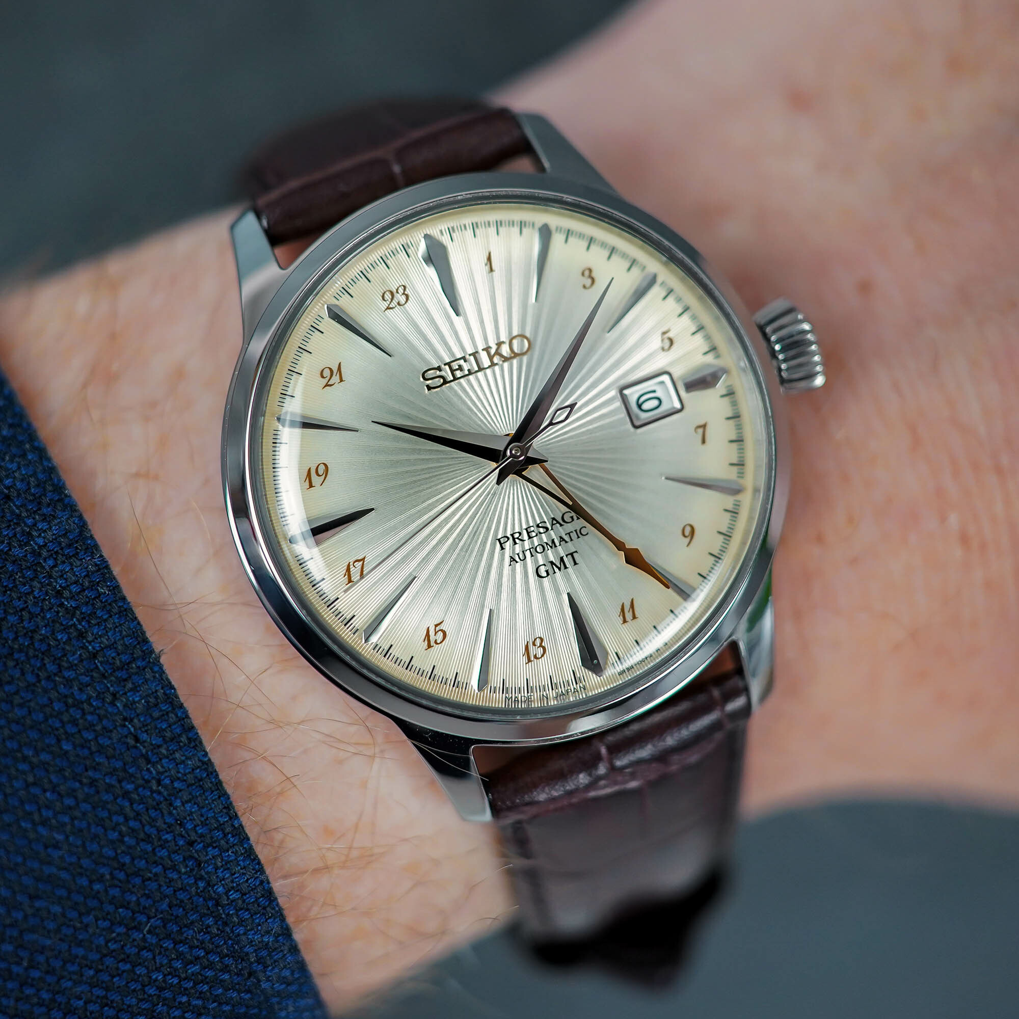 SEIKO GMT 腕時計 セイコー プロスペックス「SUMO」シリーズのソーラー駆動GMT 4