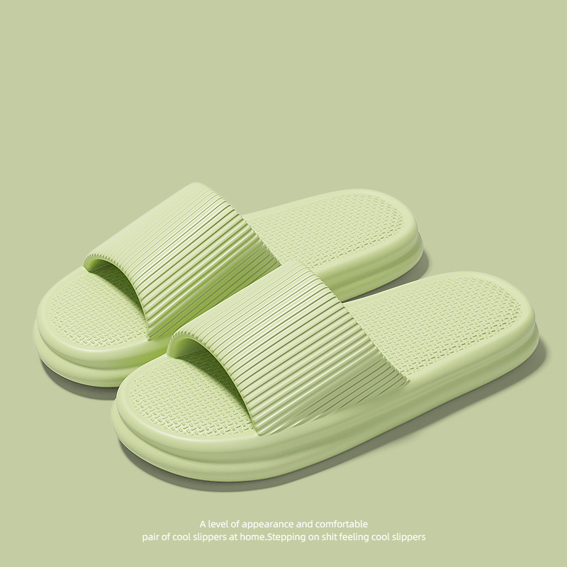 Home non-slip soft-soled slippers (size 36-41 green) [Please contact customer service to confirm the shipping size after placing an order]]