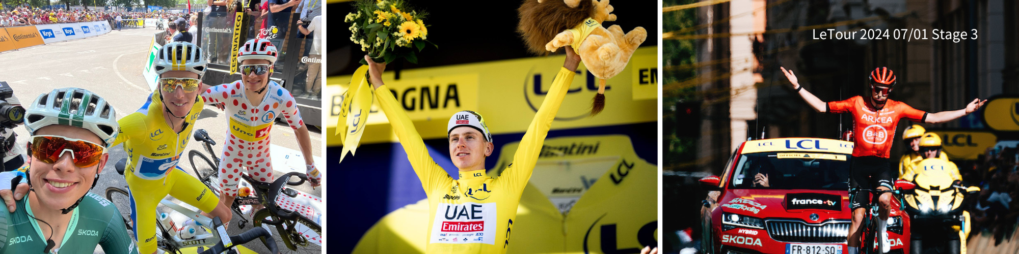 超勵志: Bardet 經196站終穿黃衫出賽, Pogacar 經718天搶回黃衫環法2024