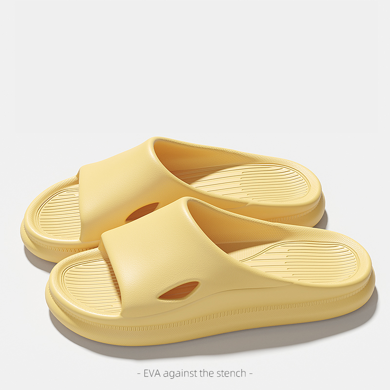 Home non-slip soft-soled slippers (36-41 size yellow) [Please contact customer service to confirm the shipping size after placing an order]]