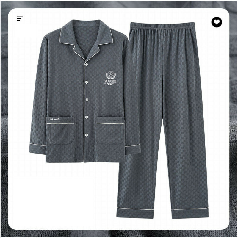 熱賣長袖睡衣套裝【L-XXXL碼 AM-142】【下單后聯絡客服確認發貨尺碼 】】