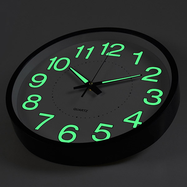 JK Korea 12 Inch Luminous Silent Wall Clock (P2270)