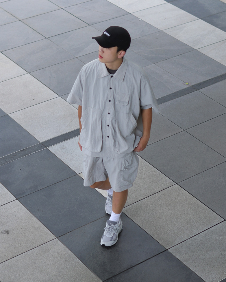 日系機能工裝口袋休閒套裝(可拆購)