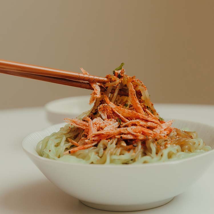 油蔥櫻花蝦蒟蒻麵（1盒．2入）