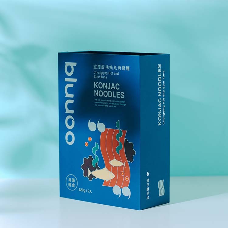 重慶酸辣鮪魚蒟蒻麵（1盒．2入）