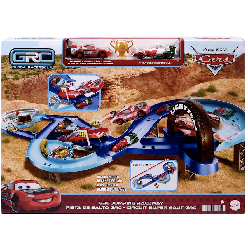 美國反斗車王跳躍賽車玩具套裝