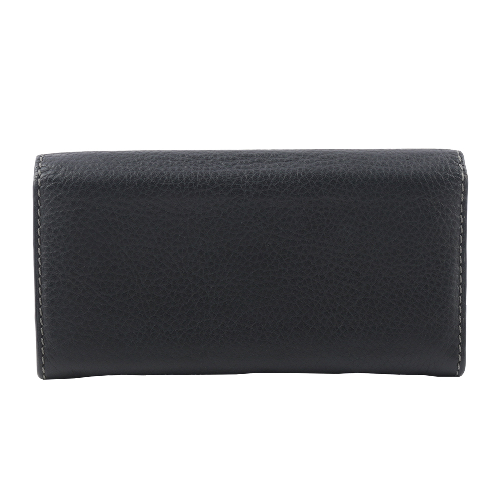 【CHLOE'】Marcie 牛皮翻蓋二折長夾(黑色) CHC10UP573161001