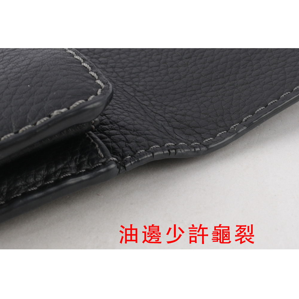 【CHLOE'】Marcie 牛皮翻蓋二折長夾(黑色) CHC10UP573161001