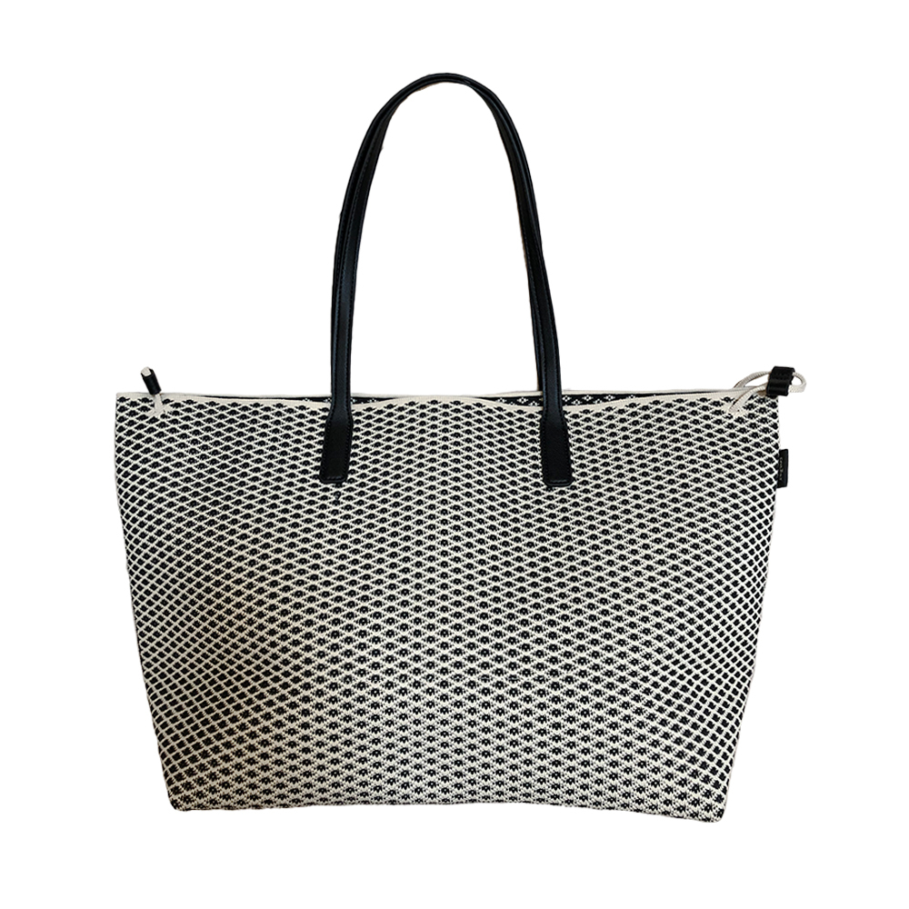 ONEPET | 氣質網格飛織手提包