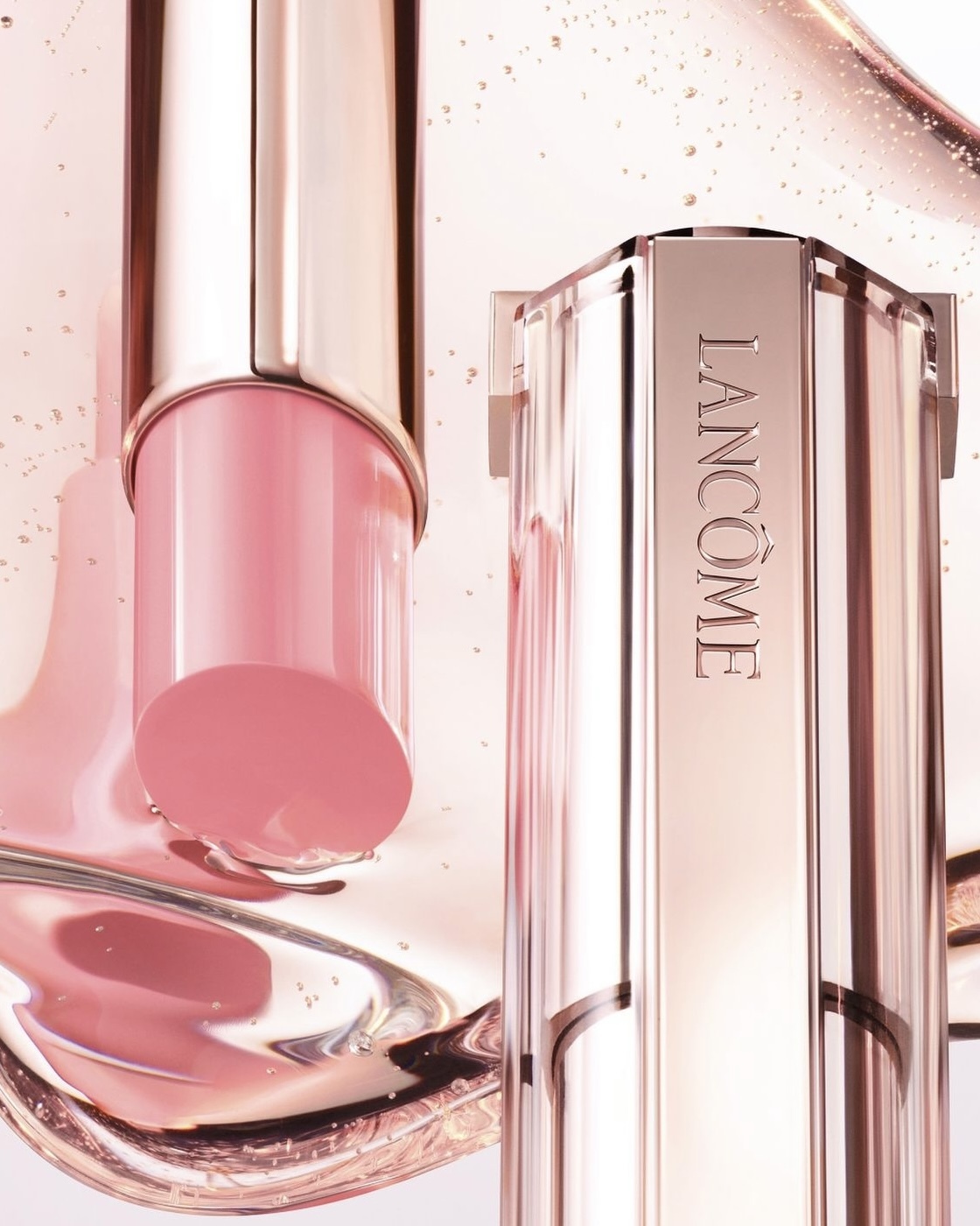 Lancôme 唯我玫瑰裸光潤唇膏