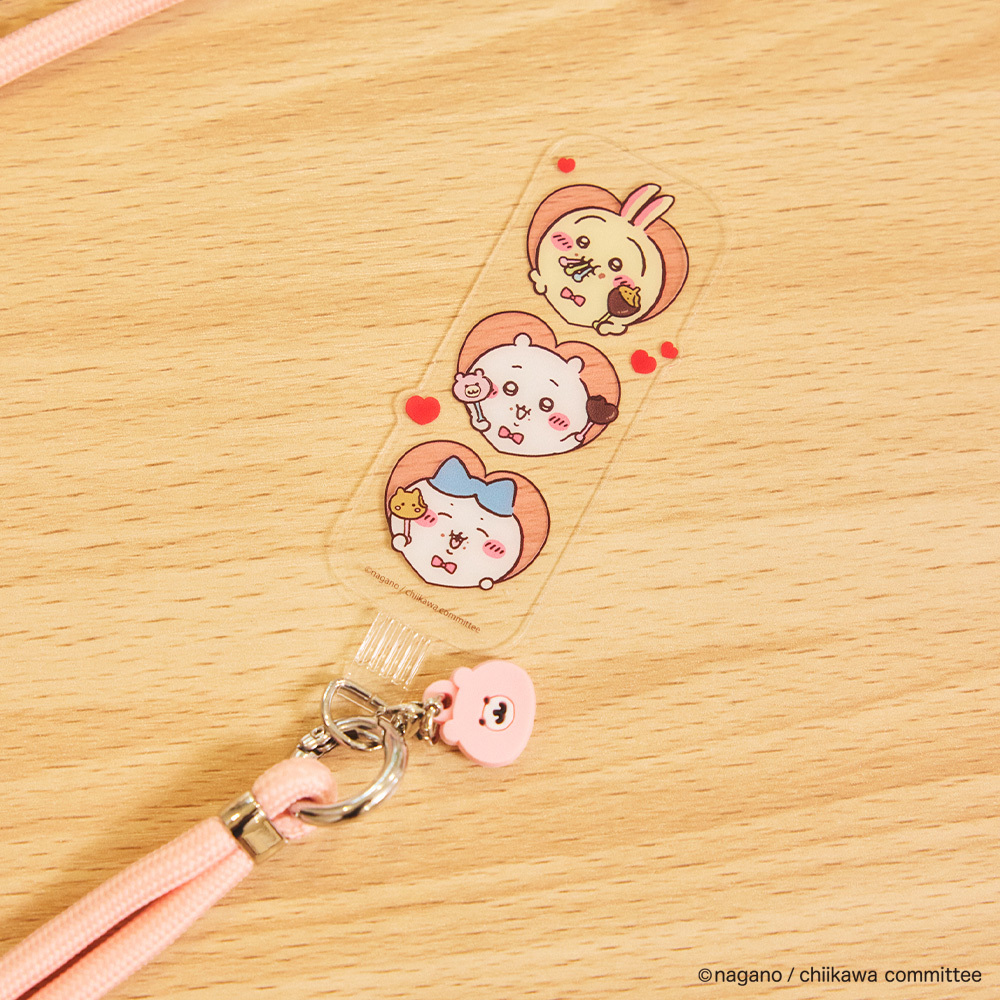 吉伊卡哇手機掛繩及掛片 (情人節)