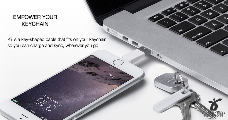 BlueLounge - Kii 充電及同步鑰匙扣