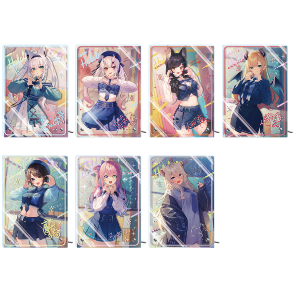 「官方代購」 Hololive x lawson 第6彈 周邊 #8 亞克力板白上/百鬼/大神/巧可/大空昴/Luna/獅白