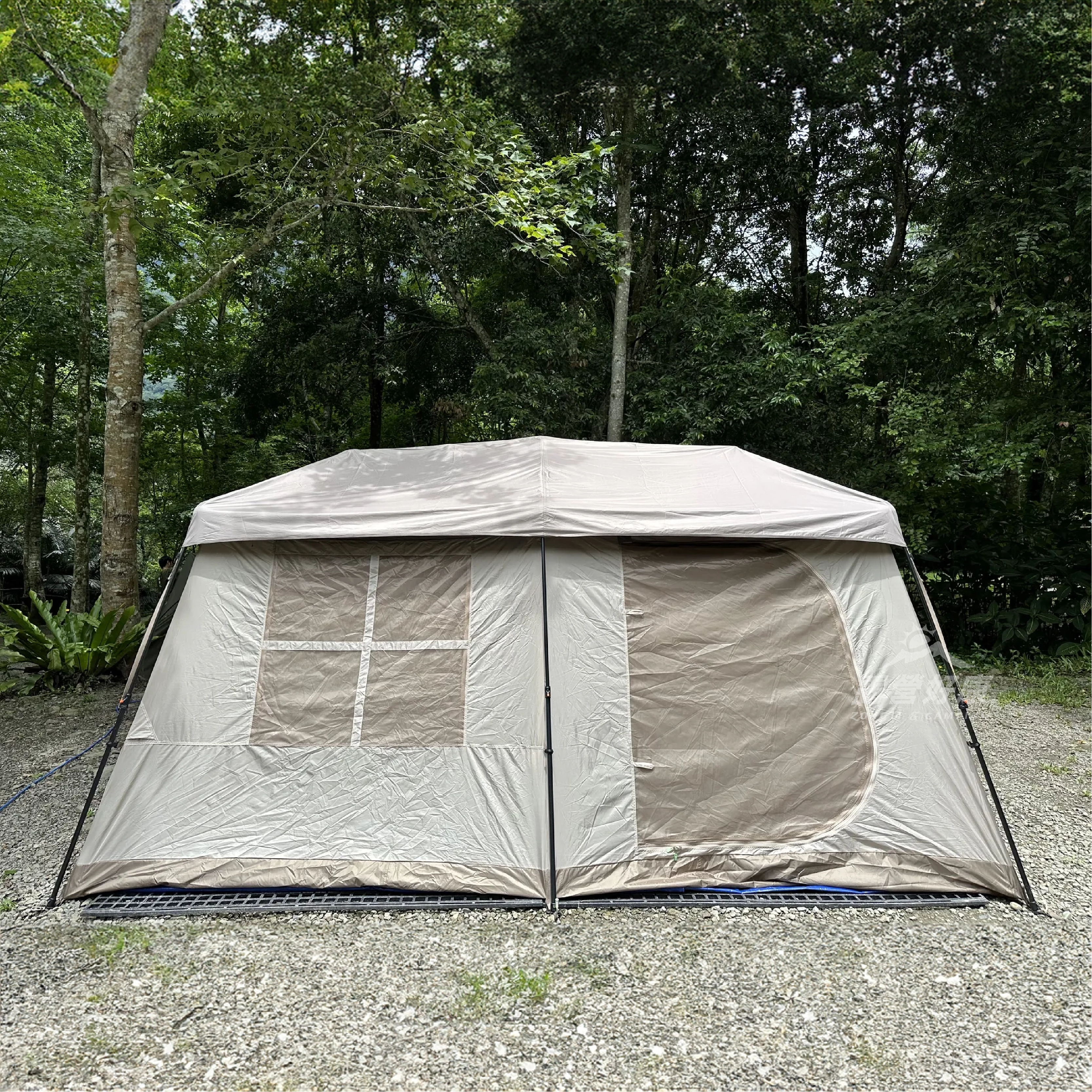 ＊【Naturehike 挪客】屋脊13黑膠頂棚 隔熱遮陽|超低透光【流沙金】 Village13