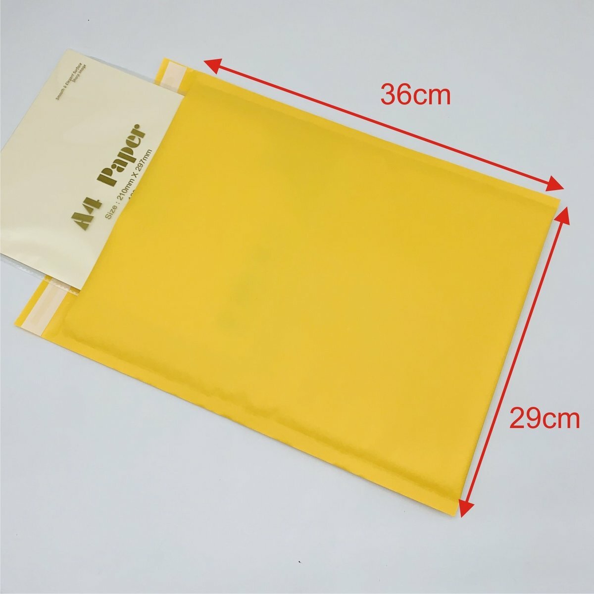 29x36cm 防潮防震密氣泡公文袋, 10個【實惠裝】黃色