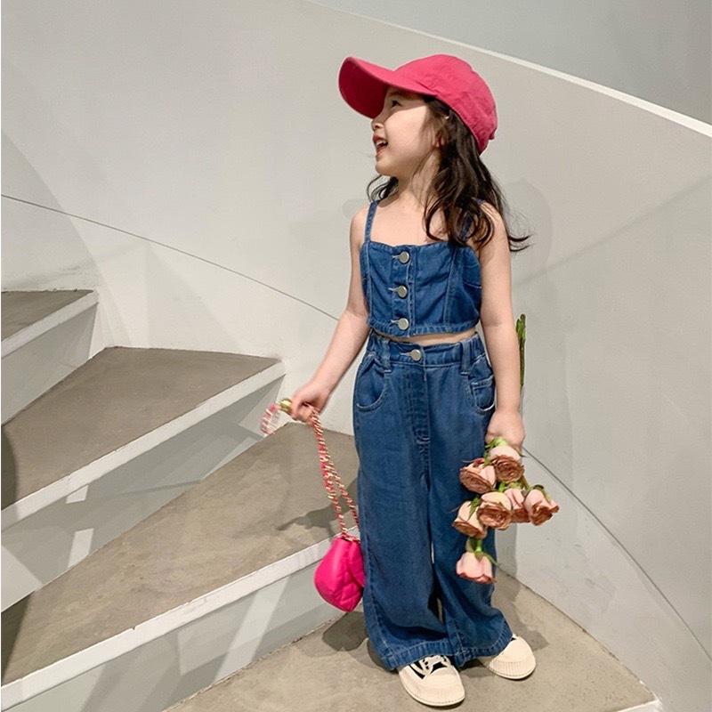 小辣妹牛仔套裝