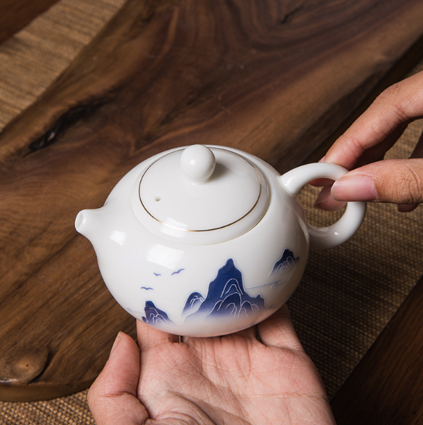 Hot push teapot (Landscape Xishi teapot [length 14cm*height 9cm, capacity 210ml])