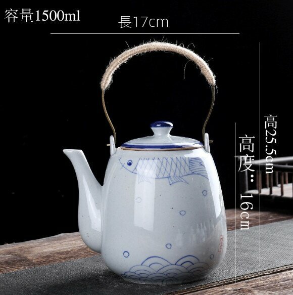 Hot recommendation for household large ceramic single pot (small fish)