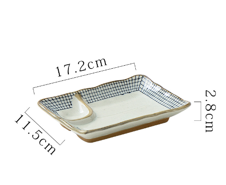New household tableware (grid plate-SFH138)