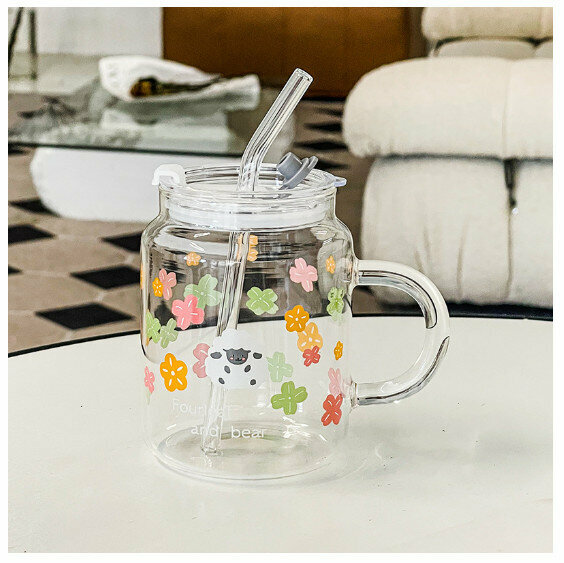 New glass cup [401-500ml] [Type A (Lamb)]