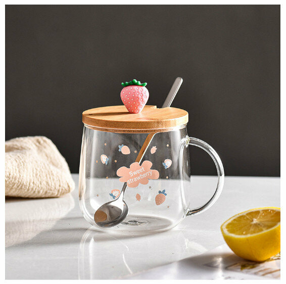 New glass cup [401-500ml] [Type B]