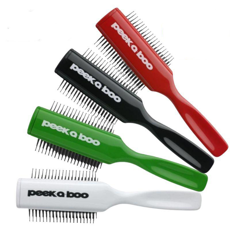 Peek-a-boo日本彩色九排梳