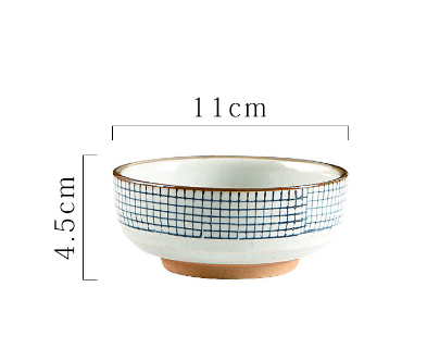 Hot selling rice bowl small bowl (line Japanese rib bowl 058)