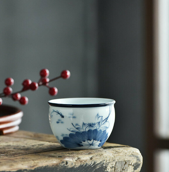 熱賣手繪青花瓷茶杯（款式七）
