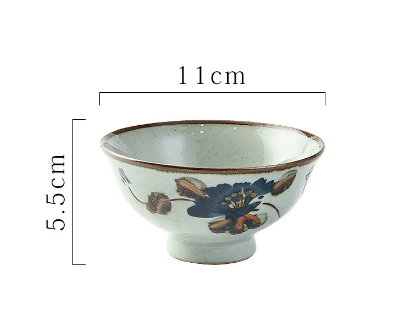 Hot-selling rice bowl small bowl (Stone Flower 4.5-inch tall bowl)