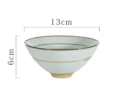 Hot selling small rice bowl (stoneware 5-inch tipped bowl 084)