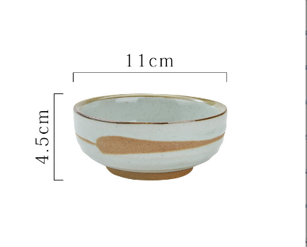 Hot selling rice bowl small bowl (stone pottery 4.5 Japanese style rib bowl 058)