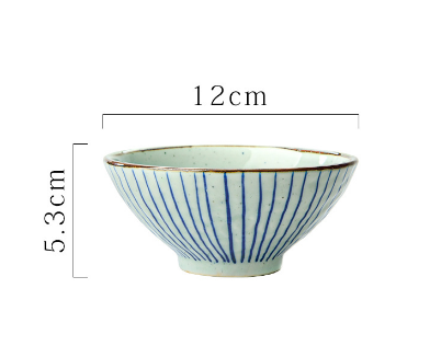 Hot-selling small rice bowl (Lanyu 4.5-inch trumpet bowl 059)