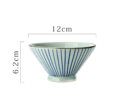 Hot selling rice bowl small bowl (Lanyu 4.75 inch trumpet bowl 068)