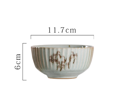 Hot selling rice bowl small bowl (Sakura green 4.75*2.35 inch bowl 2041)
