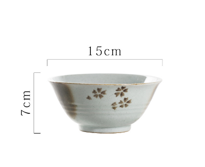 Hot selling small rice bowl (Sakura green 6-inch soup bowl 2127)