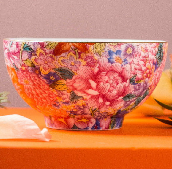 熱賣陶瓷功夫茶杯【古香杯/單個】【規格：8.5*4.6cm容量115ml】