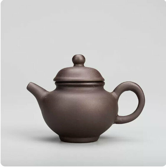 Popular simple purple sand fingertip teapot (black mud teapot)