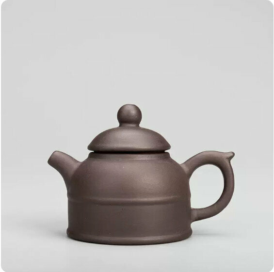 Popular simple purple sand fingertip teapot (black clay Wendan teapot)