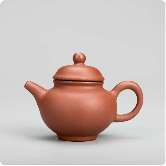 Popular simple purple sand fingertip teapot (red clay teapot)