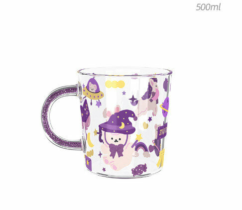 Popular cartoon glass (specification: Dream as a horse (500ml))