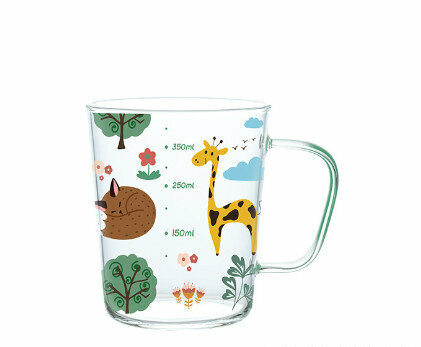 Popular glass cartoon with scale (specification: fantasy style A glass (400ml))