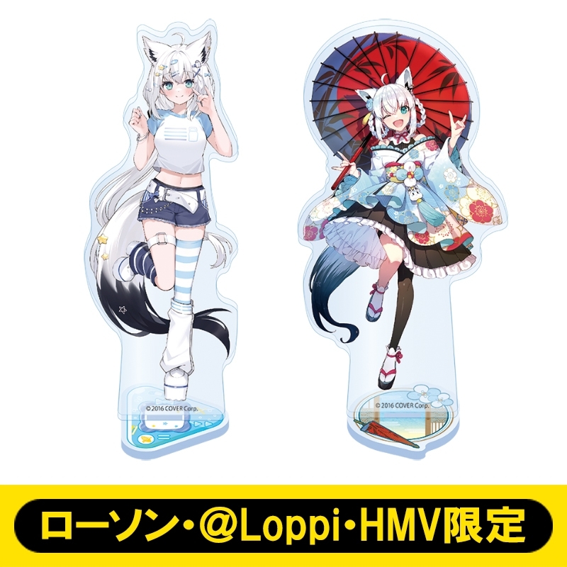 「官方代購」 Hololive x lawson 第6彈 周邊 #14 立牌 SET 白上/百鬼/大神/巧可/大空昴/Luna/獅白