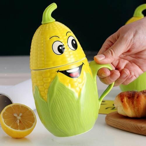 Hot style ceramic cup (corn cup)