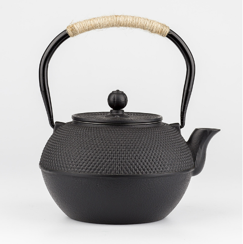 Hot push iron teapot tea set ([rust-free and durable model] 1200ml granules-iron lid)